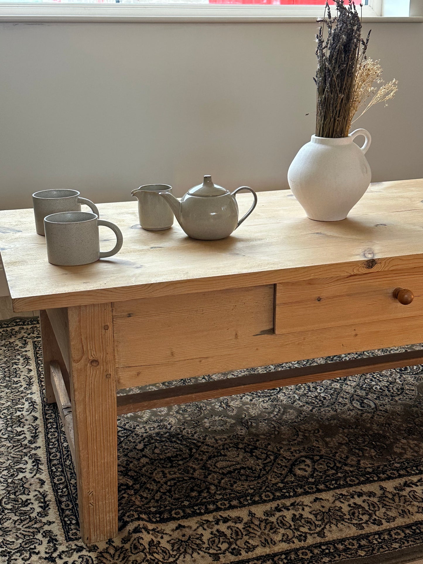 Early 20th Century Pine Coffee Table