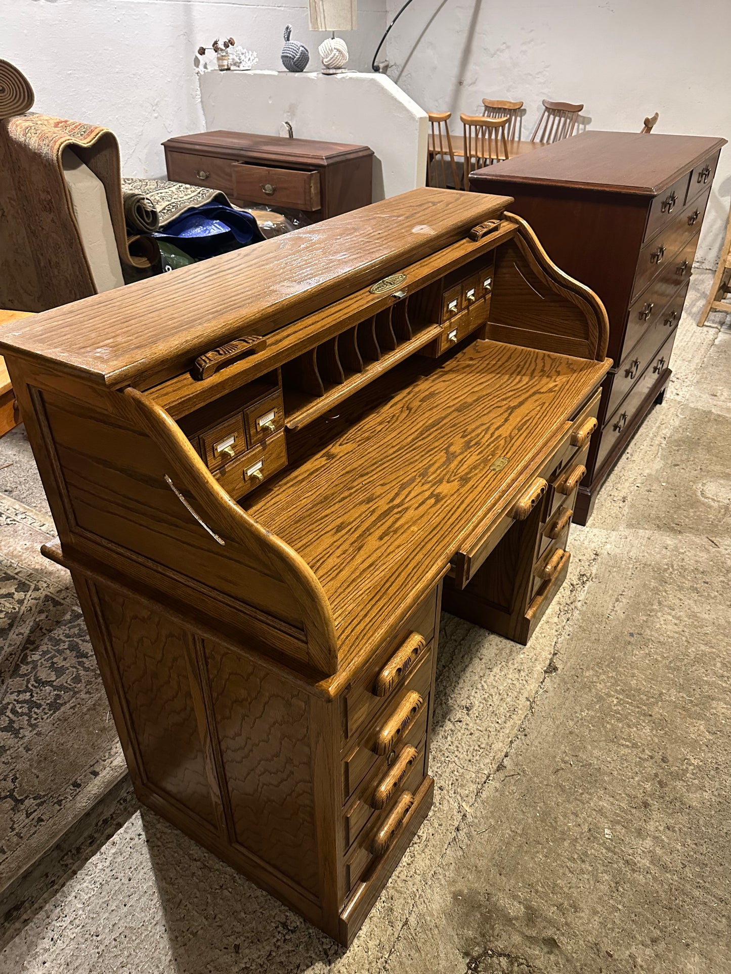 Country desk writing bureau