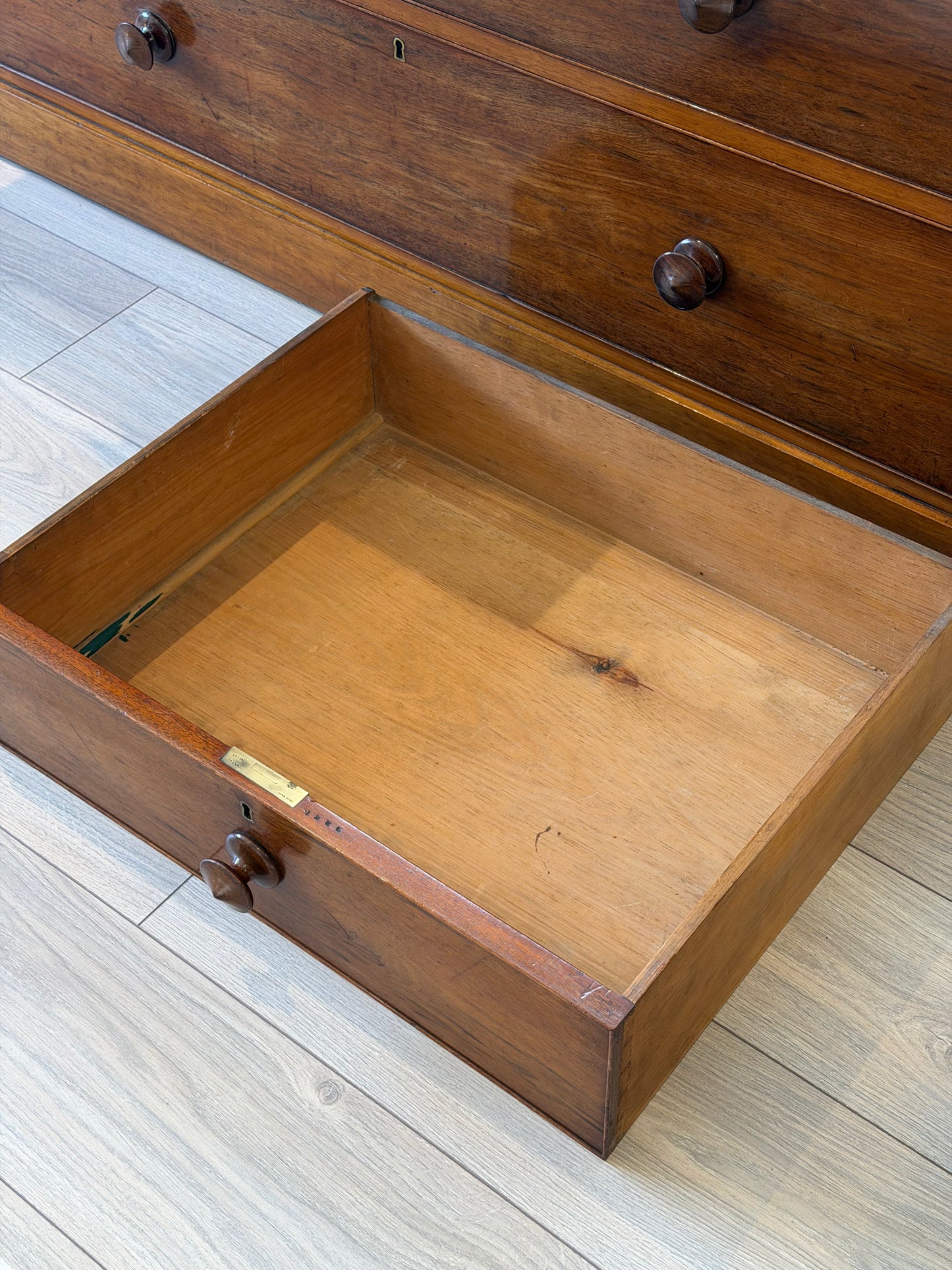 Victorian Mahogany & Elm Chest of Drawers