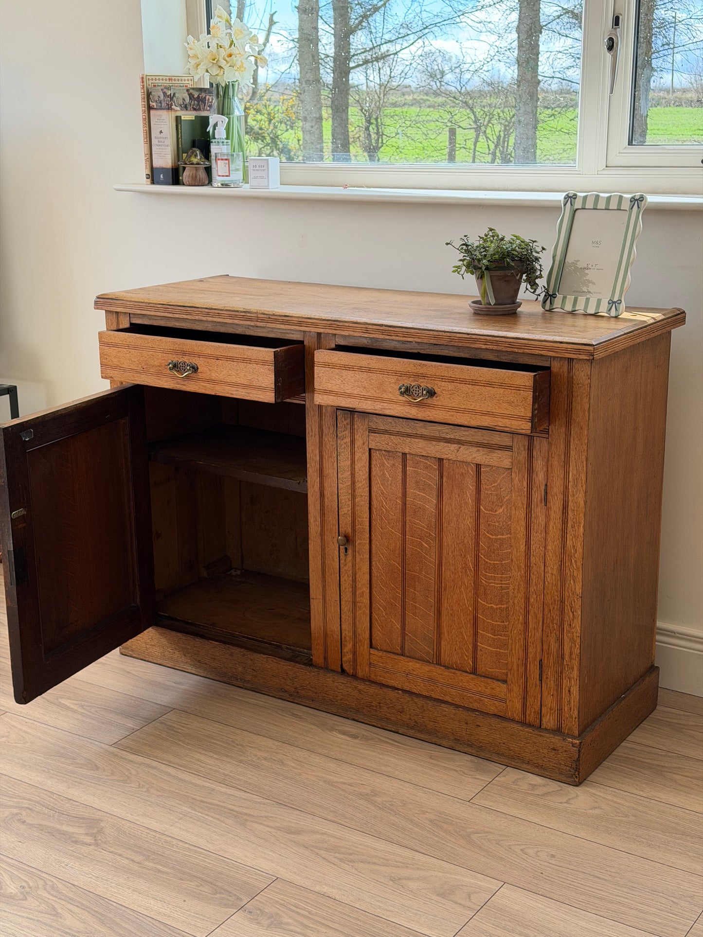 Victorian Oak Sideboard