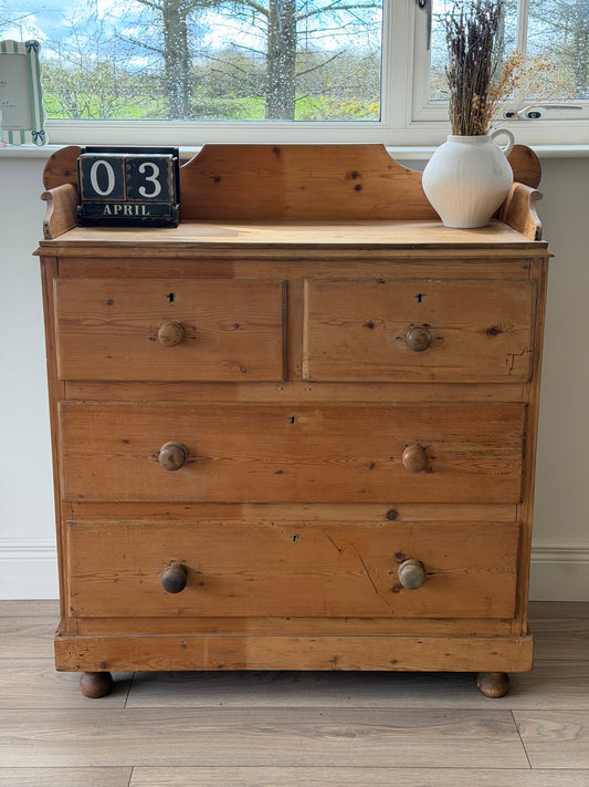 Victorian Pine Chest of Drawers