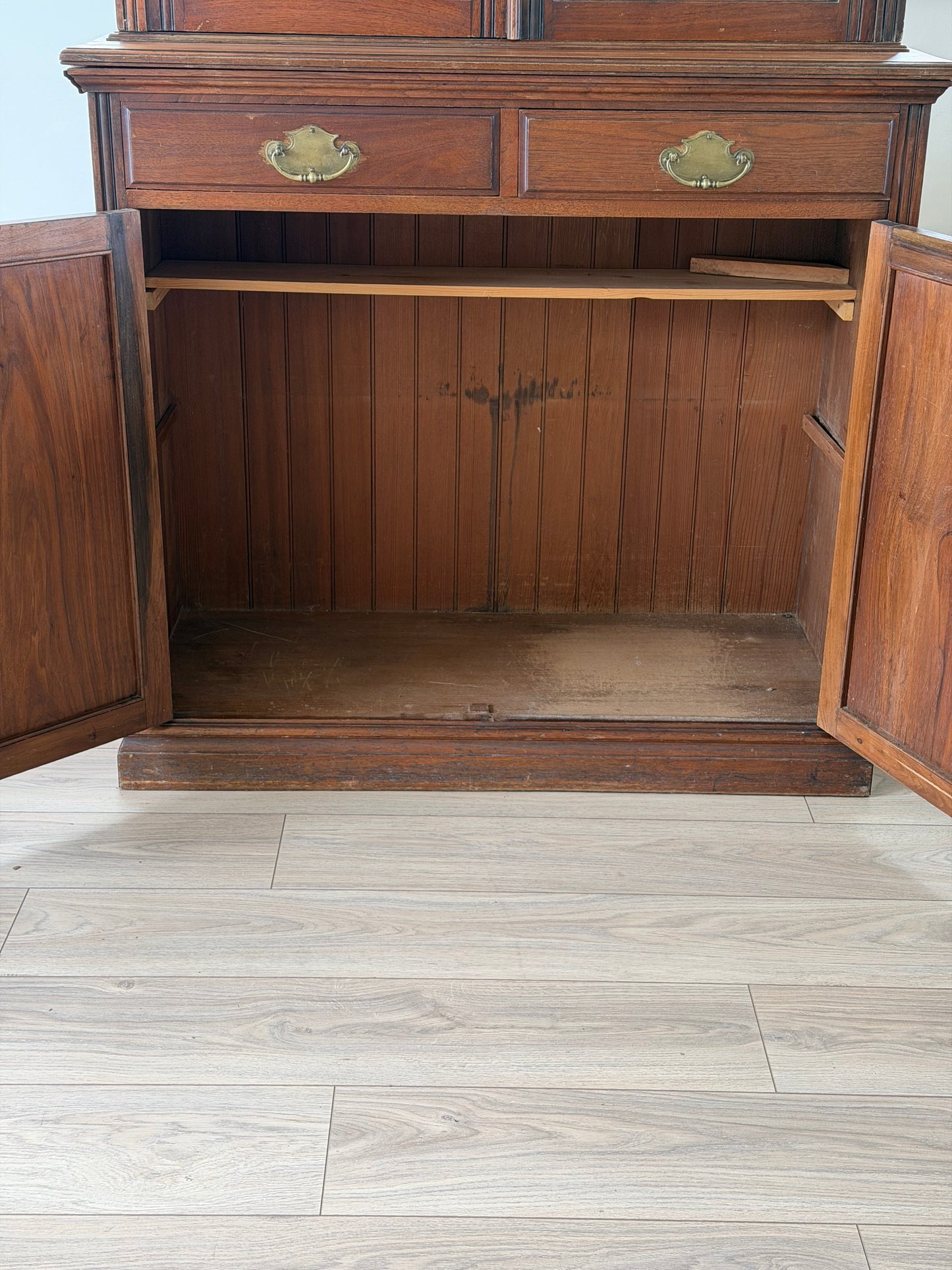 Victorian Walnut Bookcase