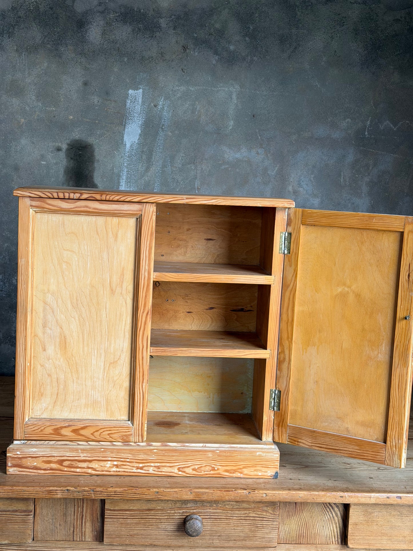Edwardian Pine Cupboard
