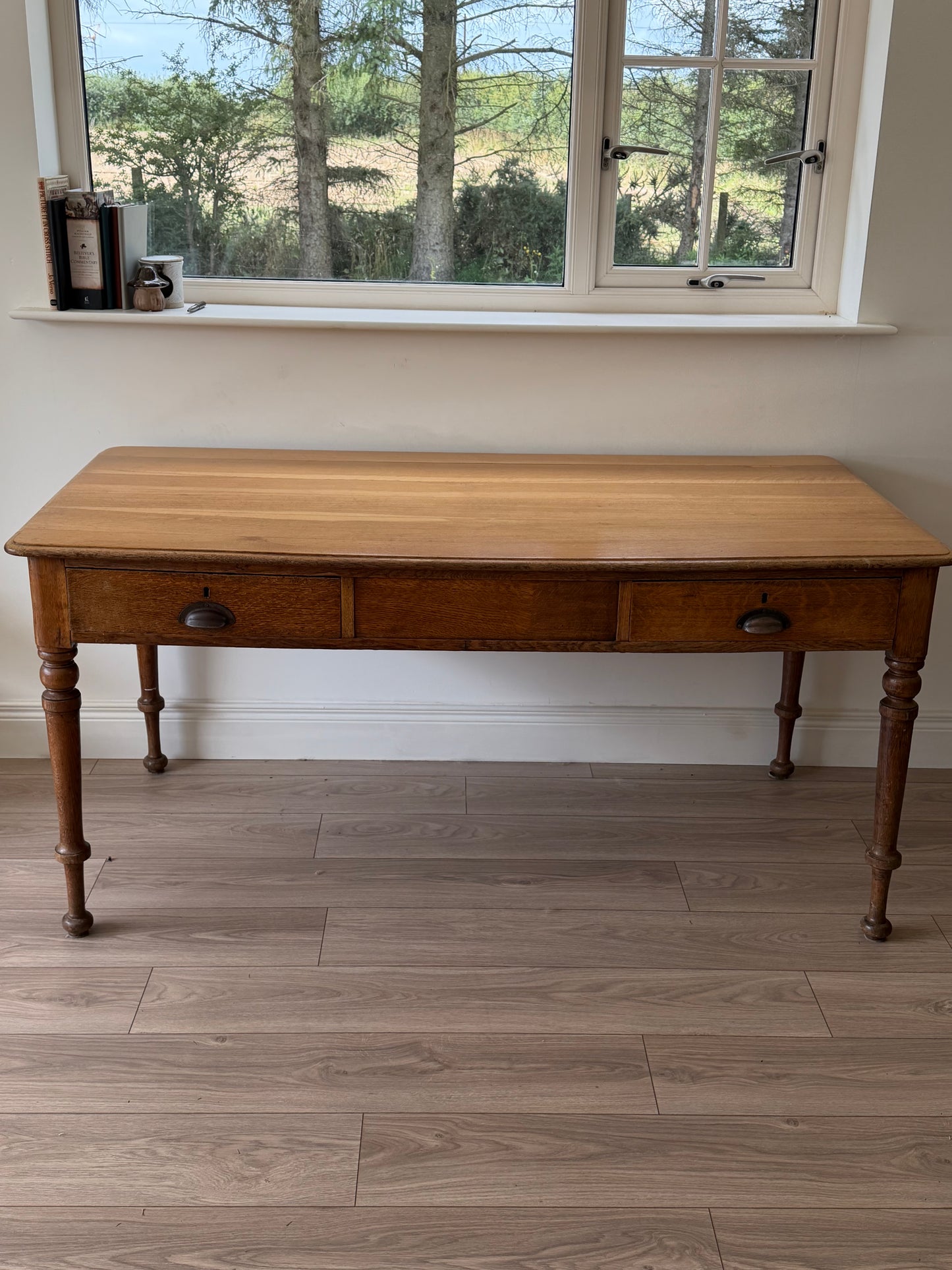 Irish Oak Kitchen Table by William Walsh