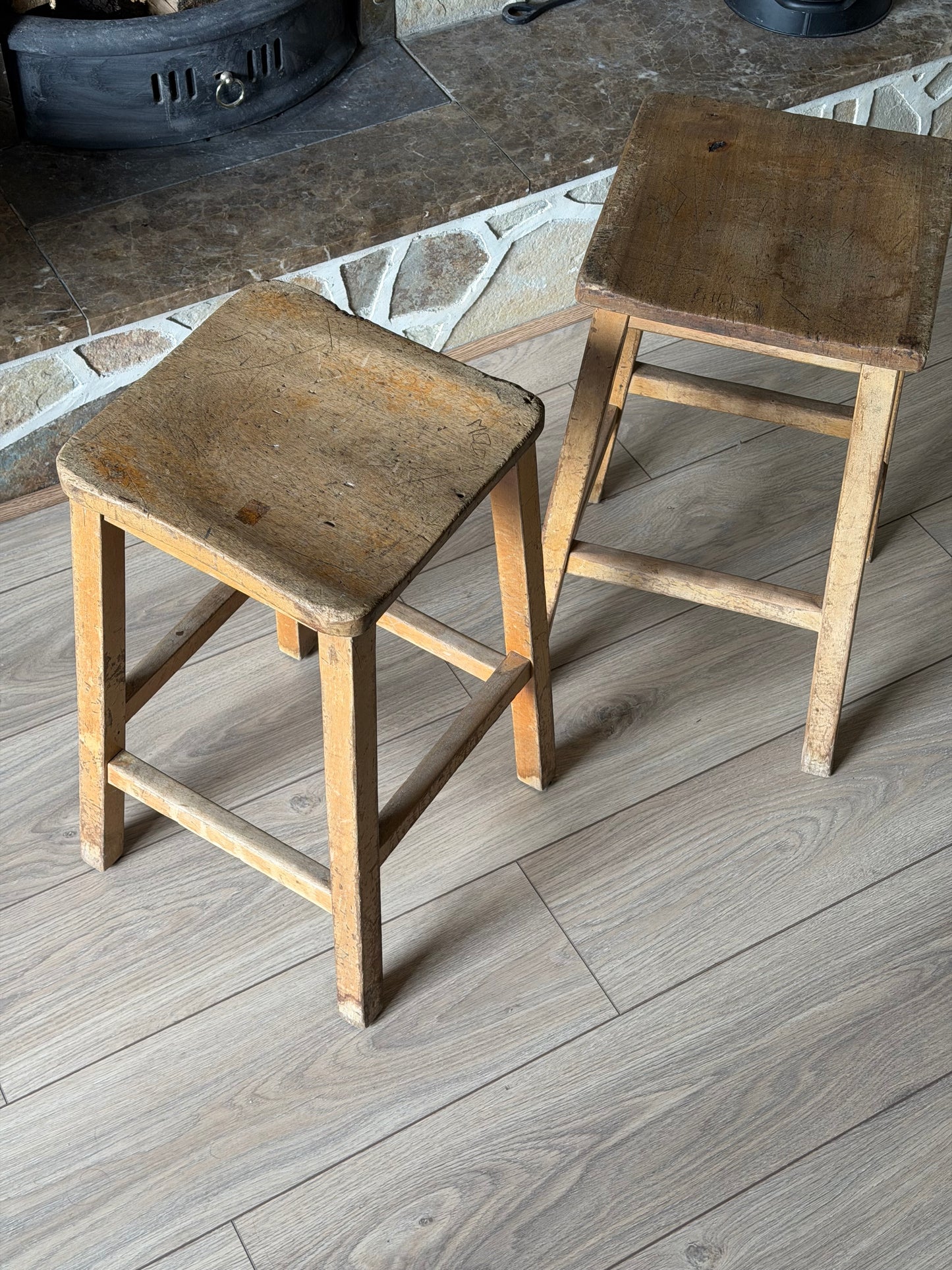 Wooden stool