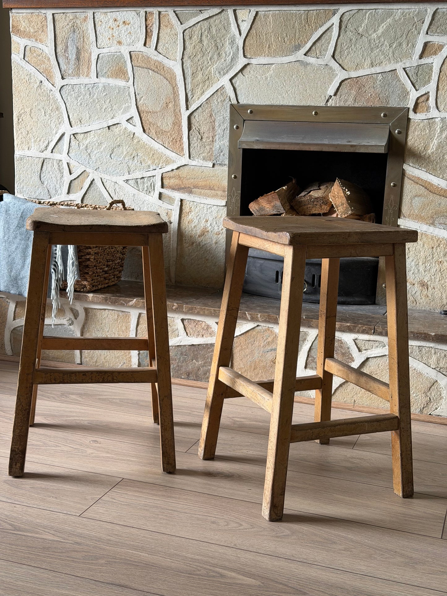 Wooden stool