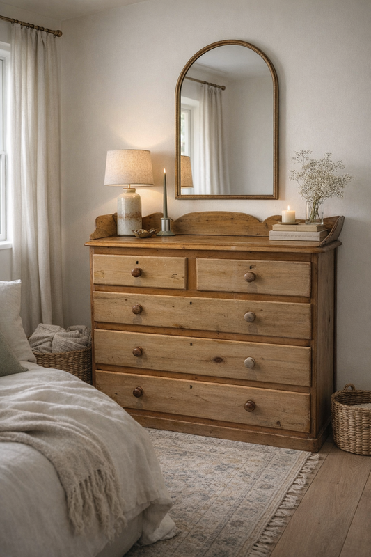 Vintage Pine Chest of Drawers