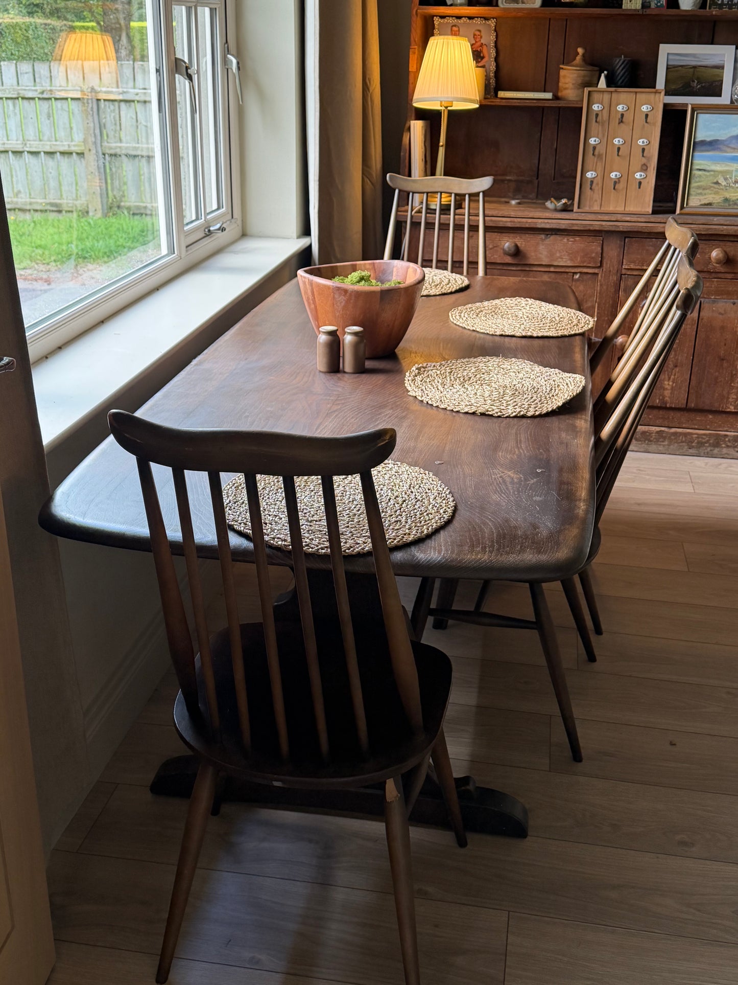 Ercol Dining set 6 Chairs