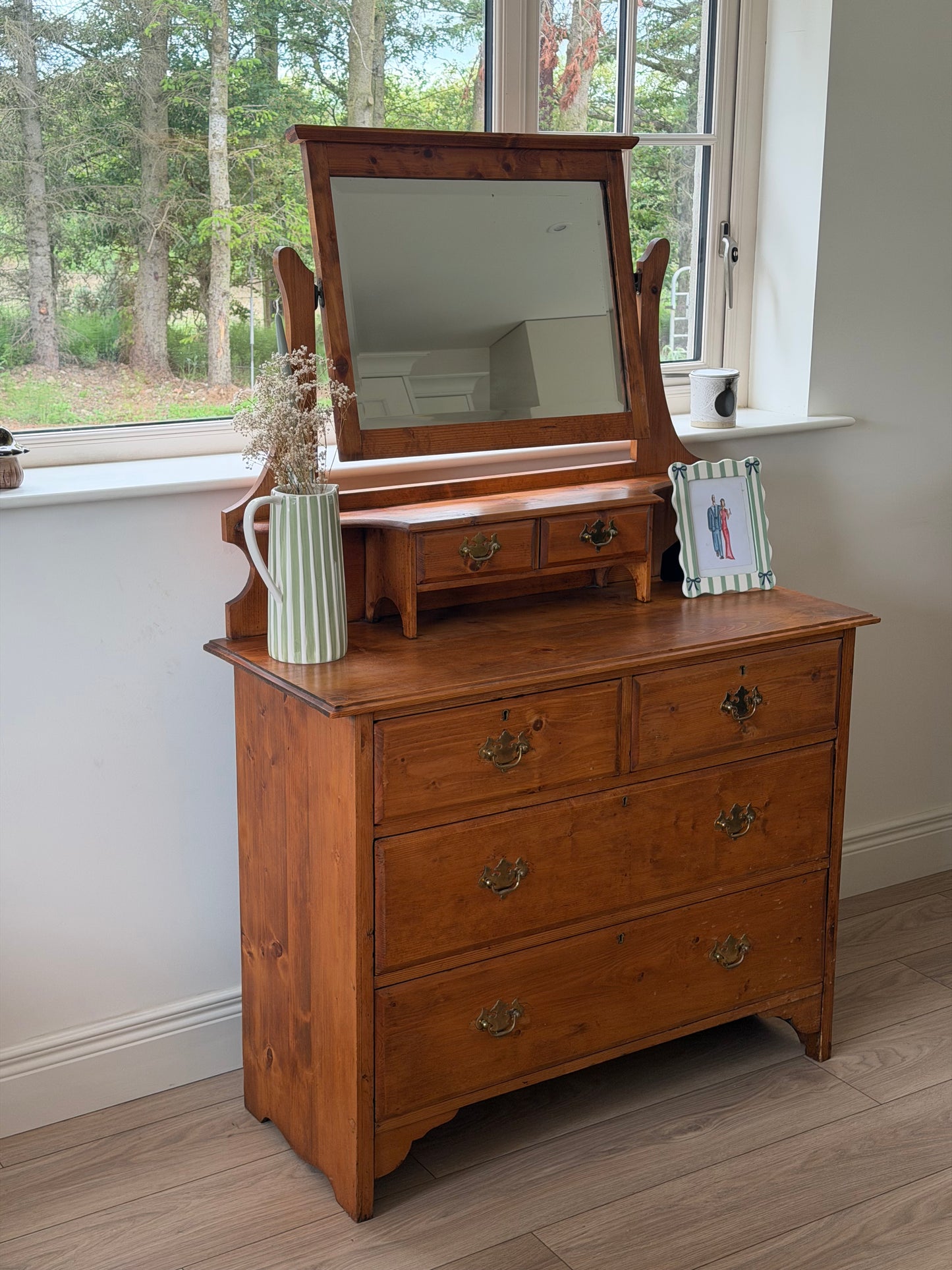 Victorian Pine Dressing Chest