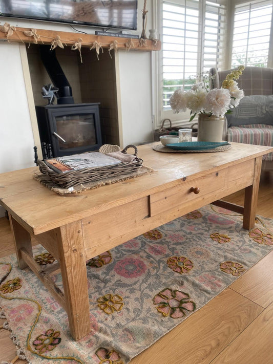 Early 20th Century Pine Coffee Table
