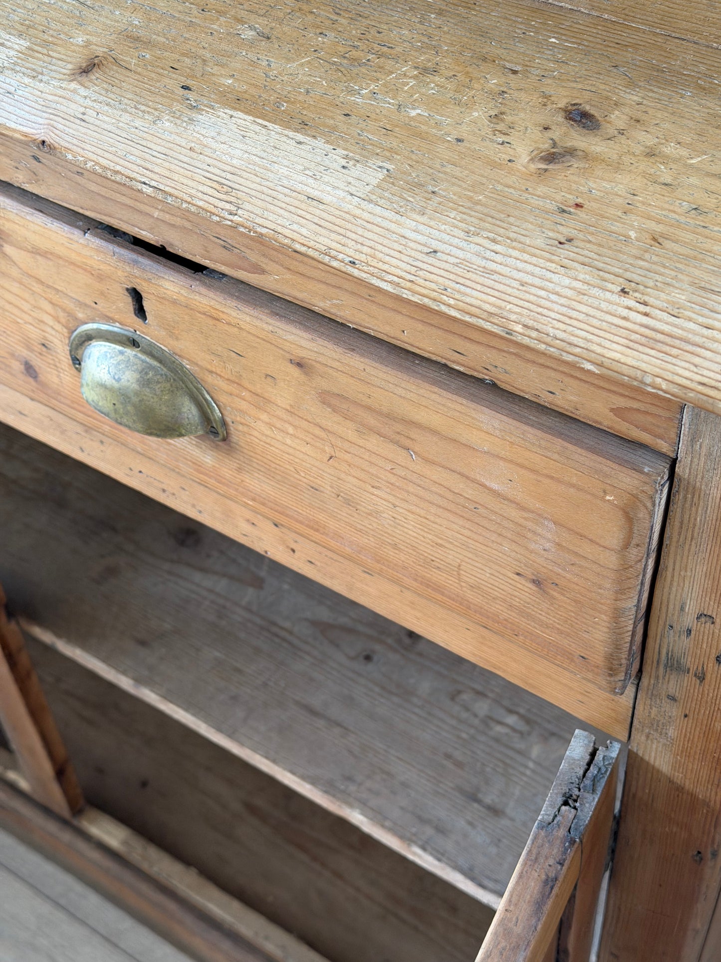 Victorian Pine Dresser