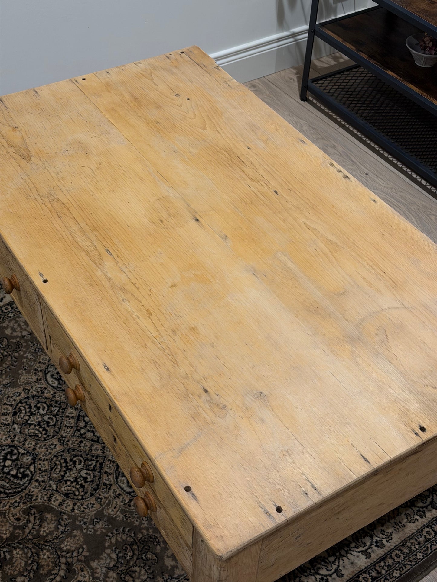 Victorian Pine Coffee Table