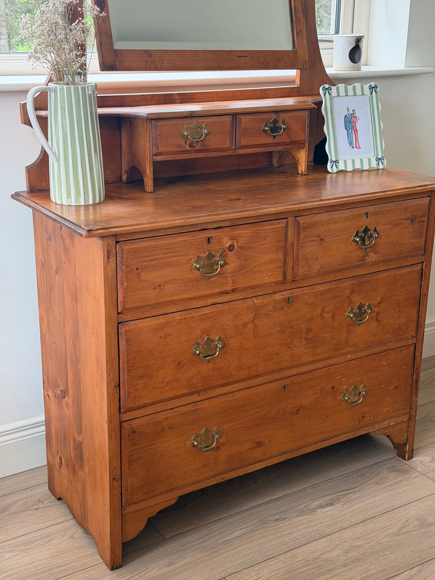 Victorian Pine Dressing Chest