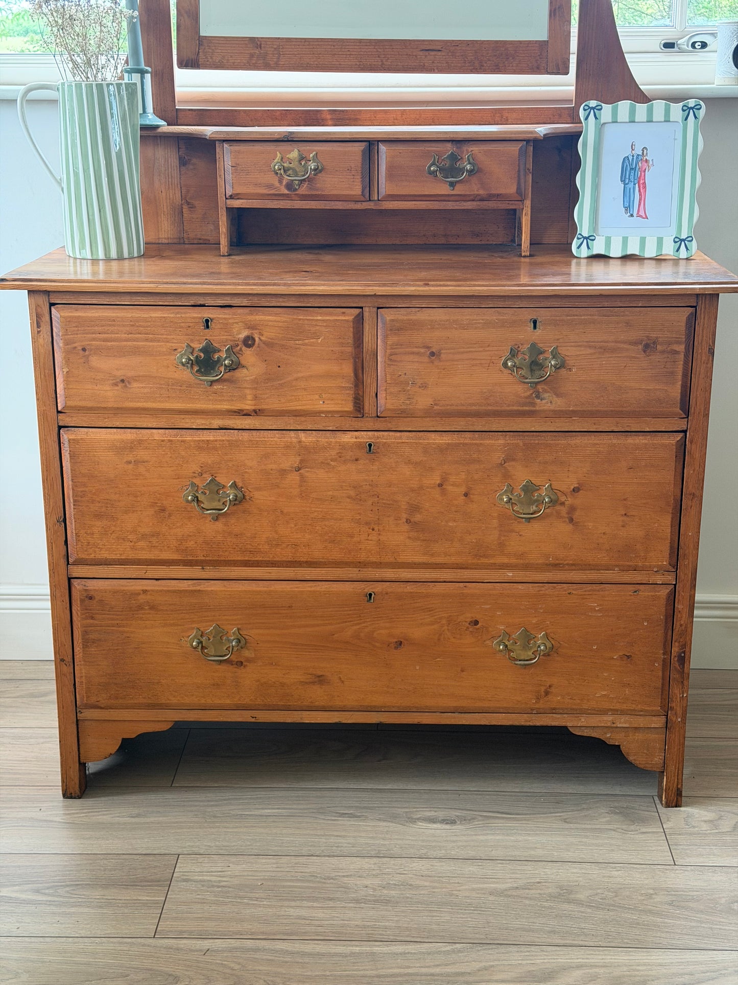 Victorian Pine Dressing Chest