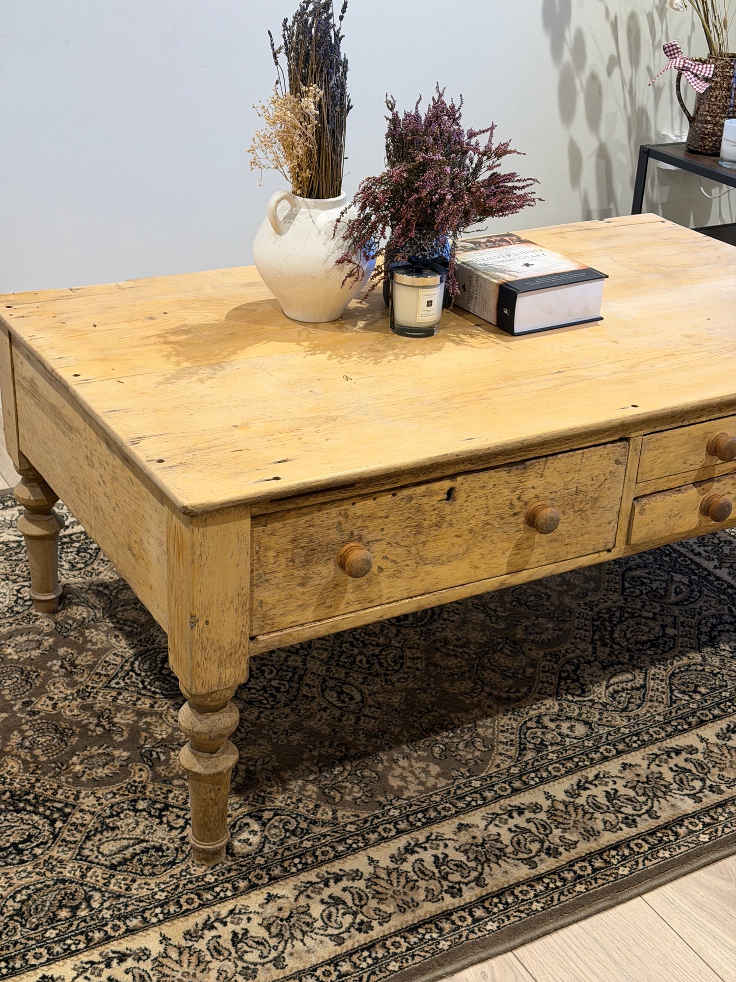 Victorian Pine Coffee Table