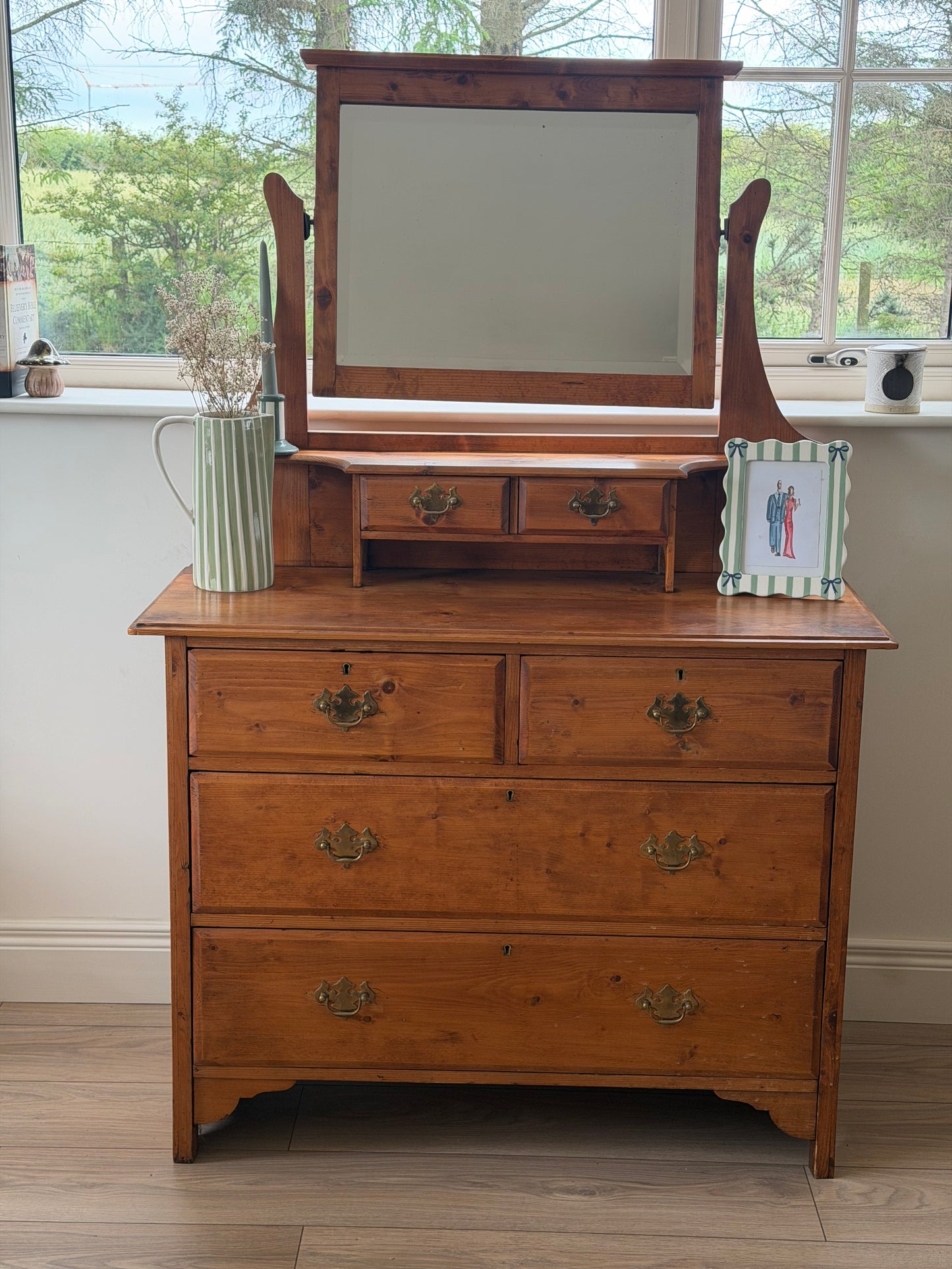 Victorian Pine Dressing Chest