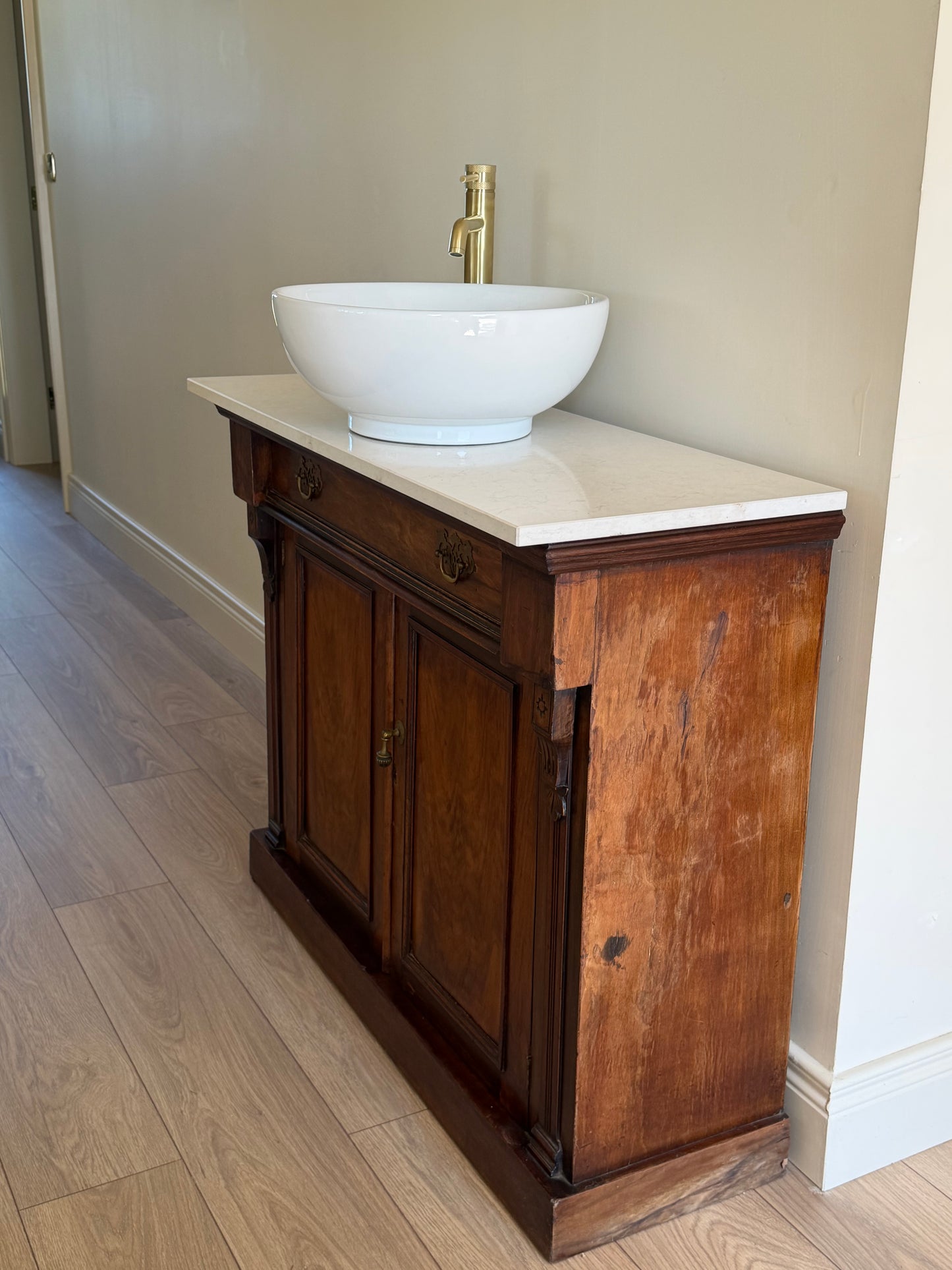 Bespoke Antique Vanity Unit