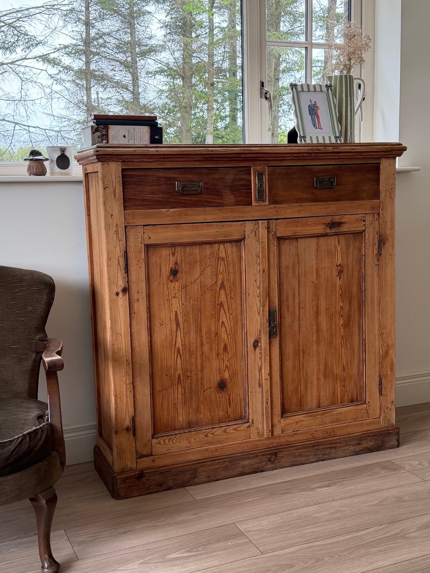 Late 19th Pine Cupboard