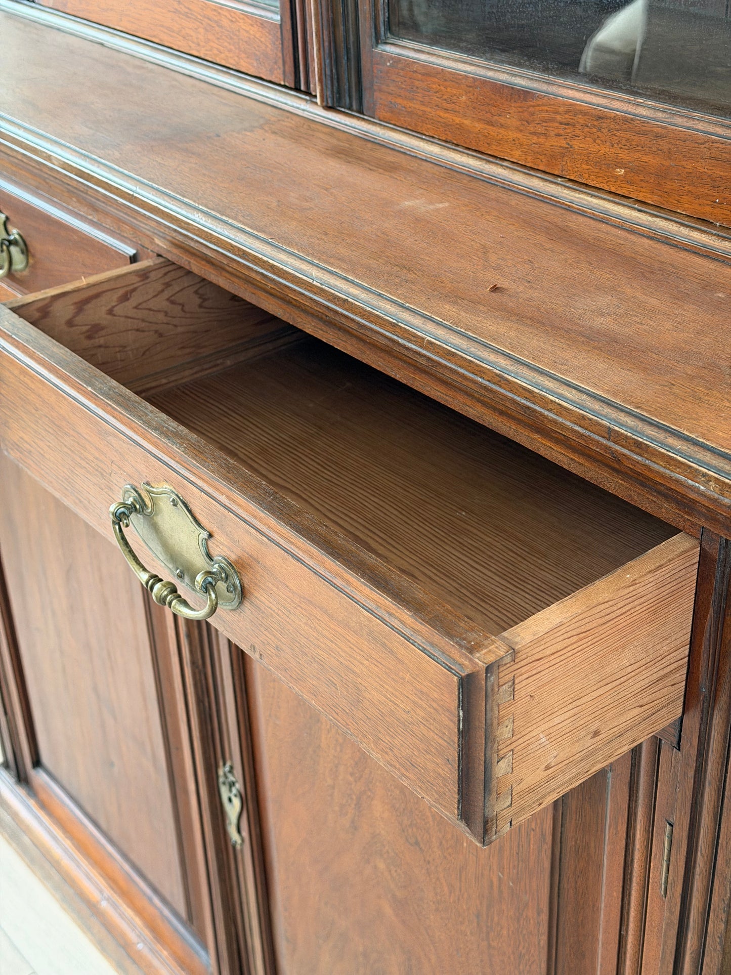 Victorian Walnut Bookcase