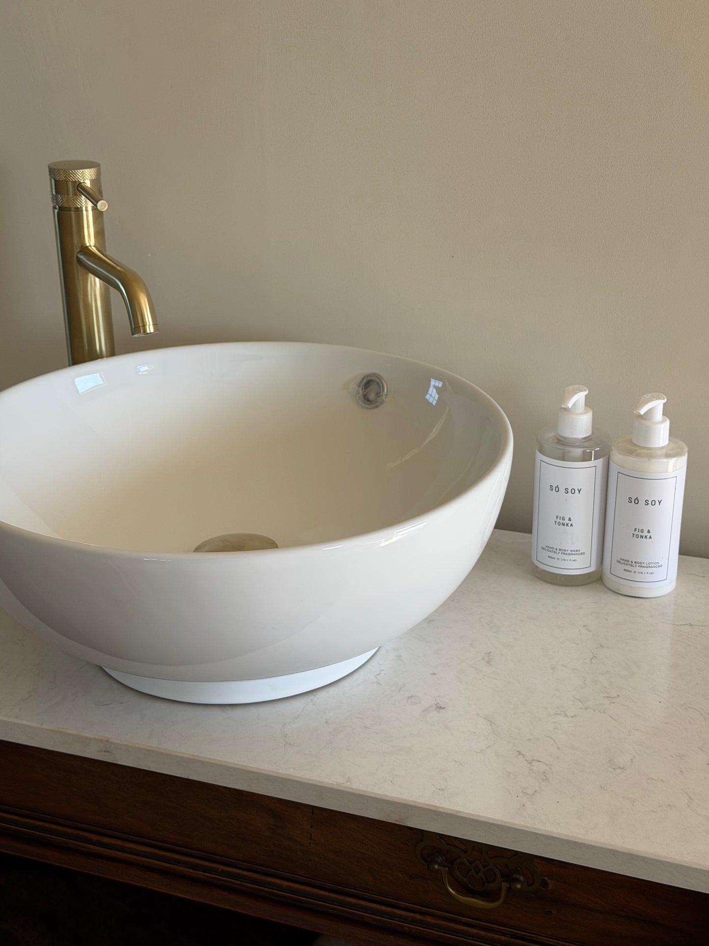 Bespoke Antique Vanity Unit