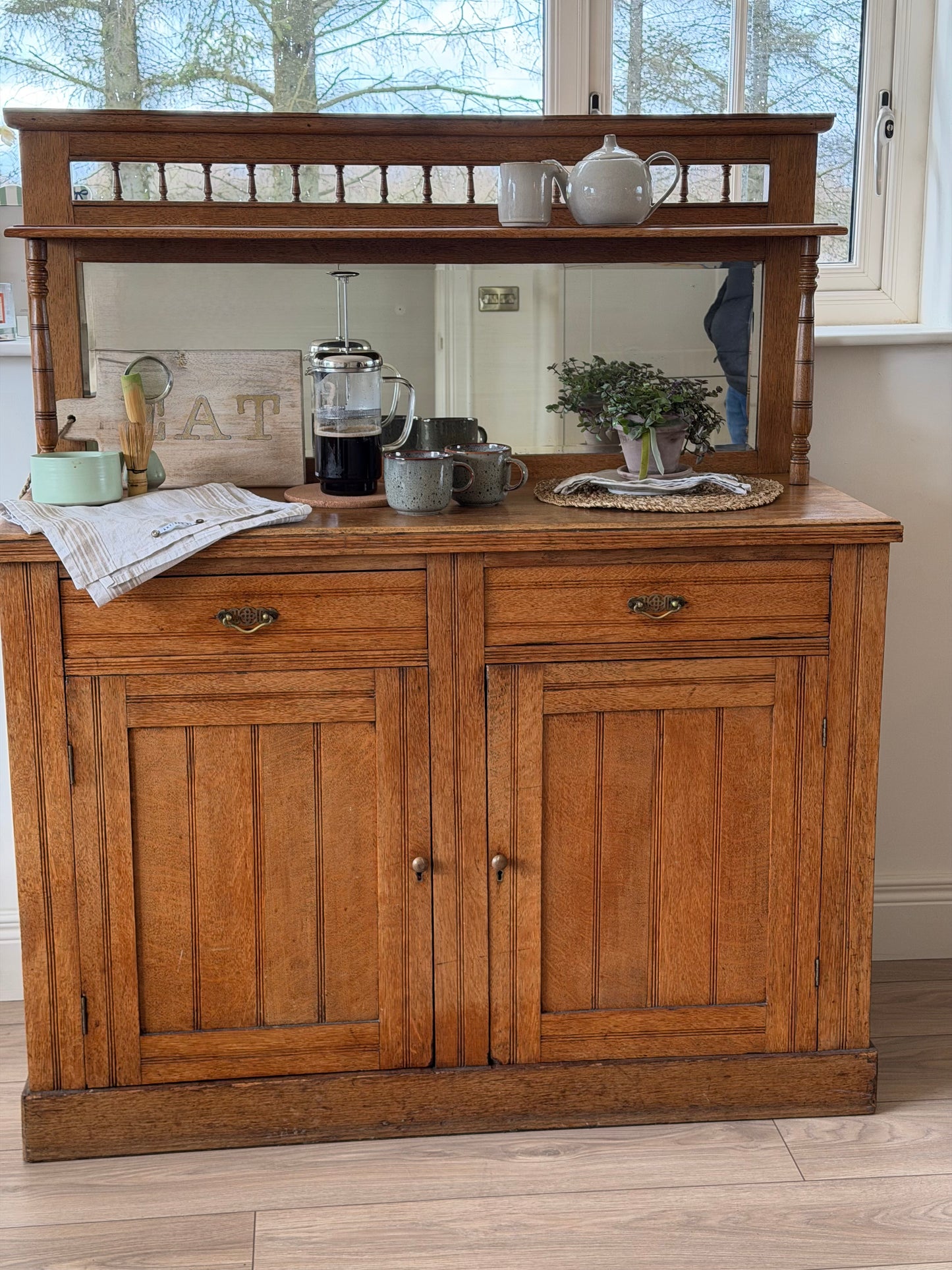 Victorian Oak Sideboard