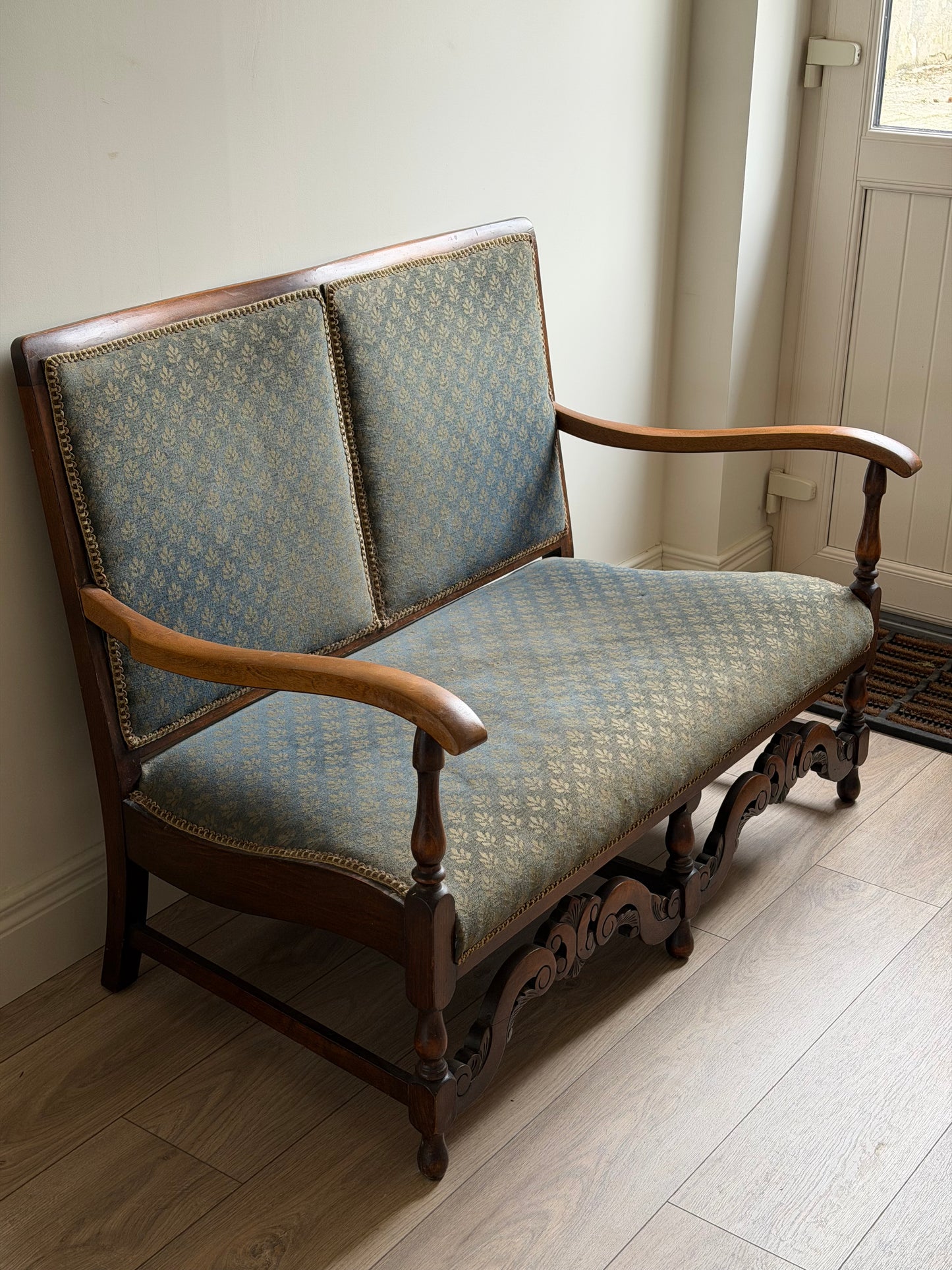 1930s Beech Framed Sofa