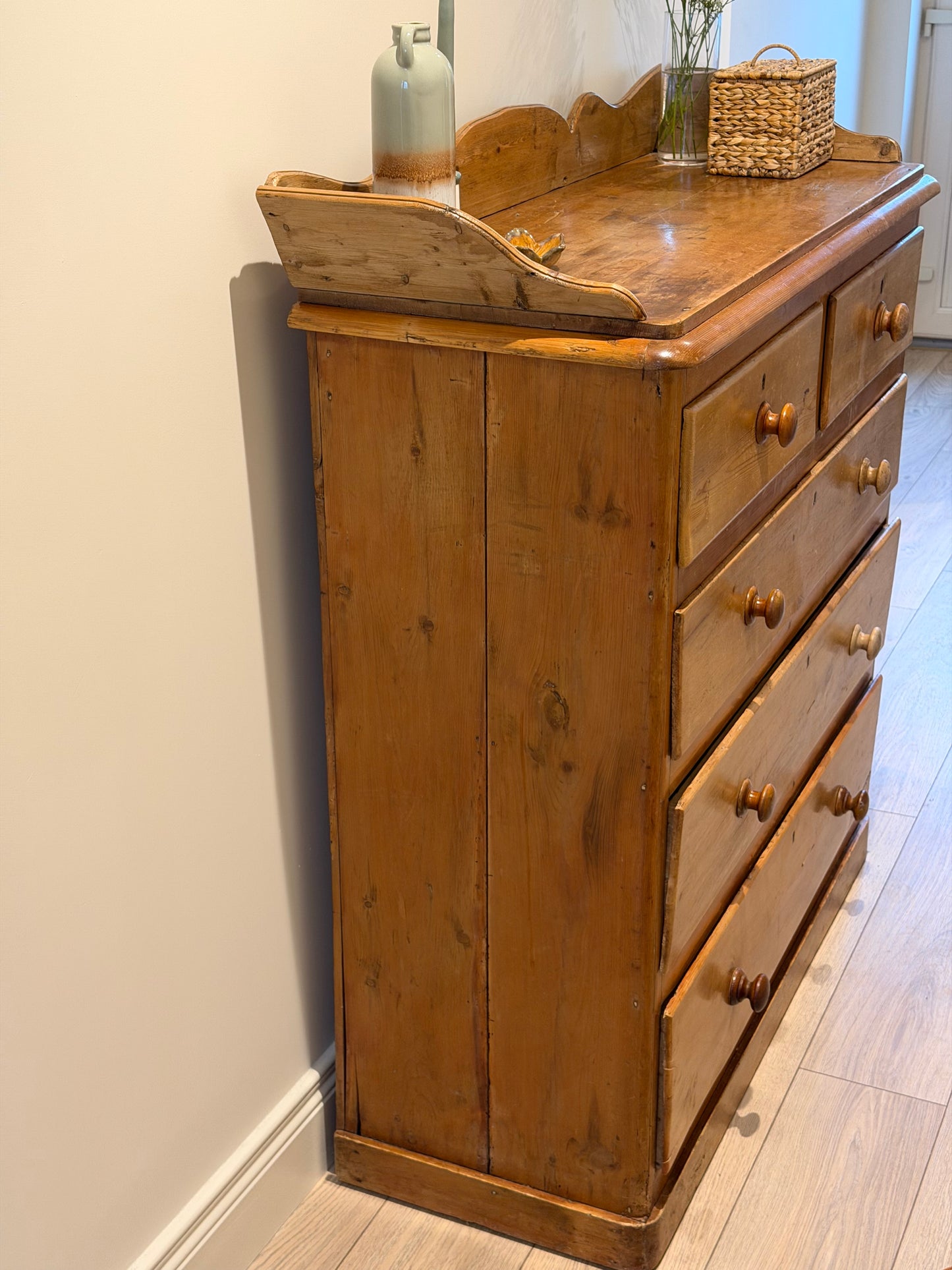 Vintage Pine Chest of Drawers