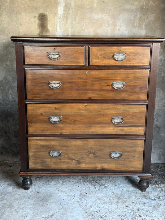 Edwardian Oak Chest of Drawers