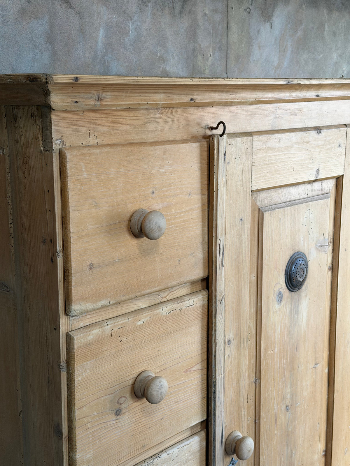 Victorian Pine Large Cupboard