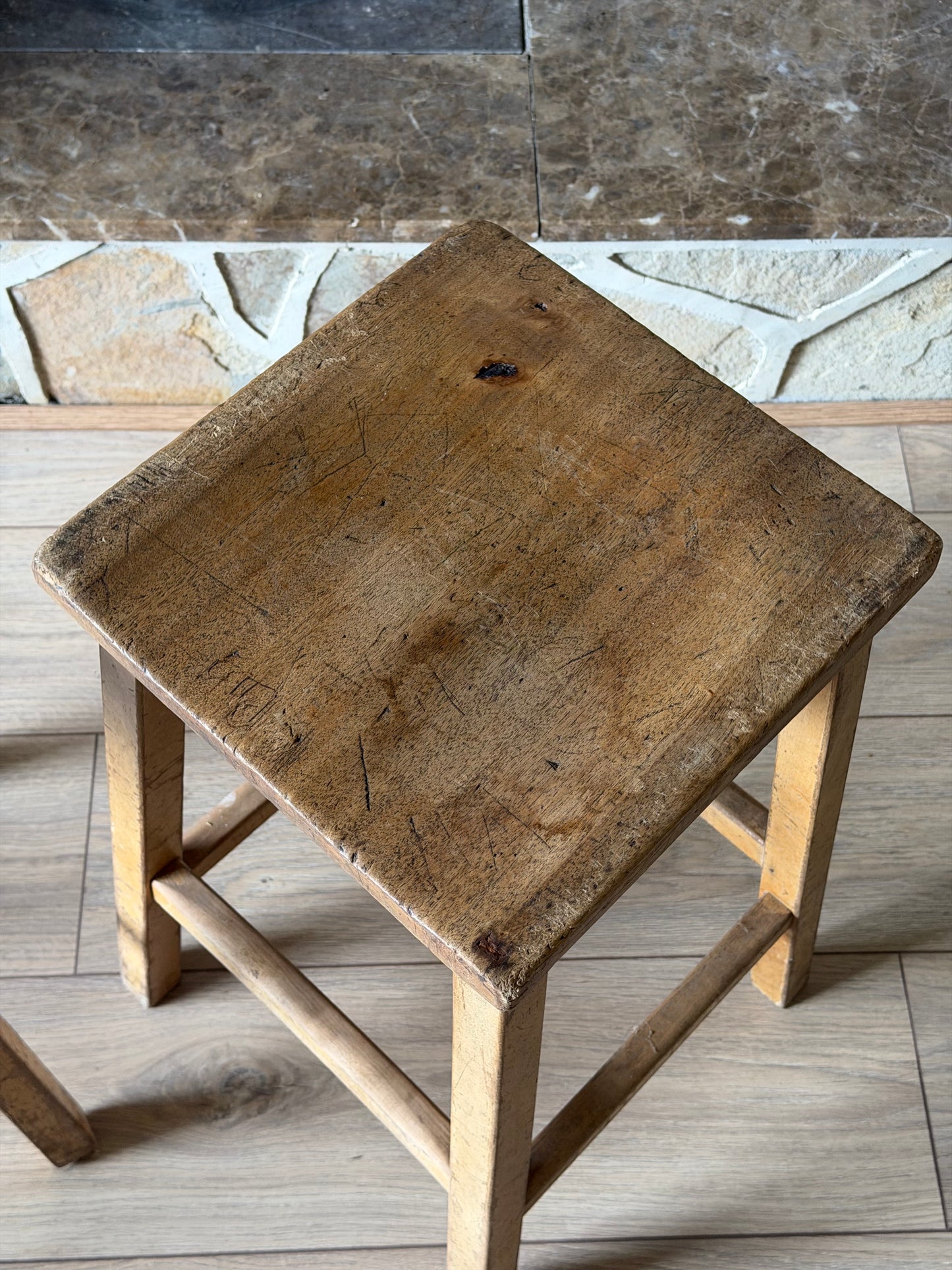 Wooden stool
