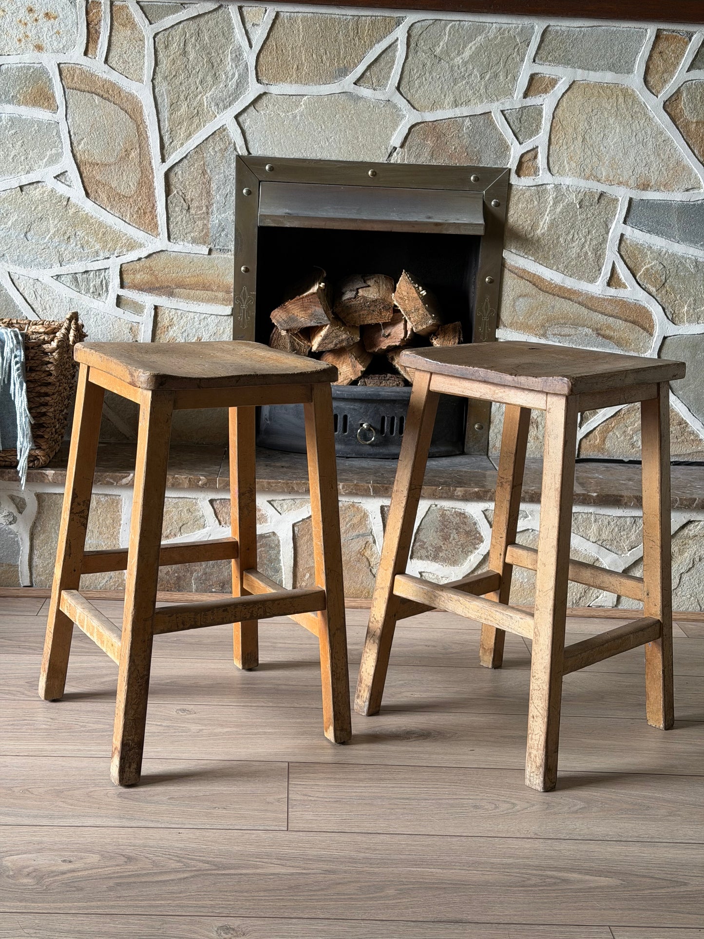 Wooden stool