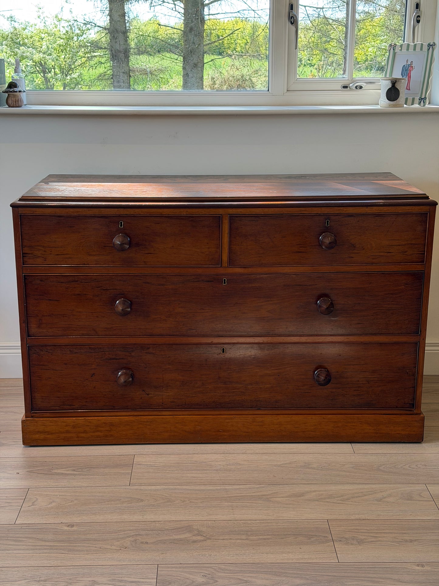 Victorian Mahogany & Elm Chest of Drawers