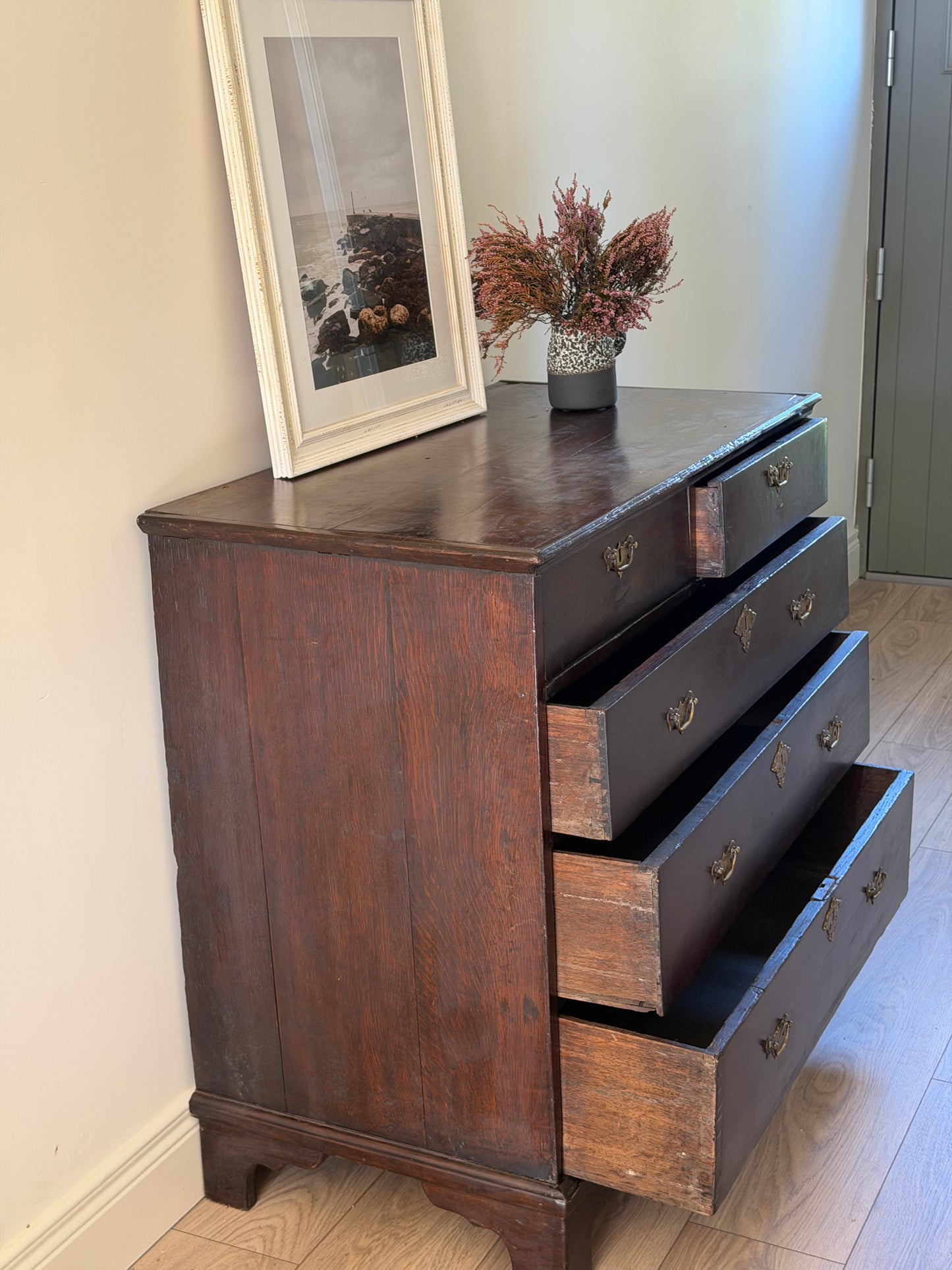George III Oak Chest of Drawers