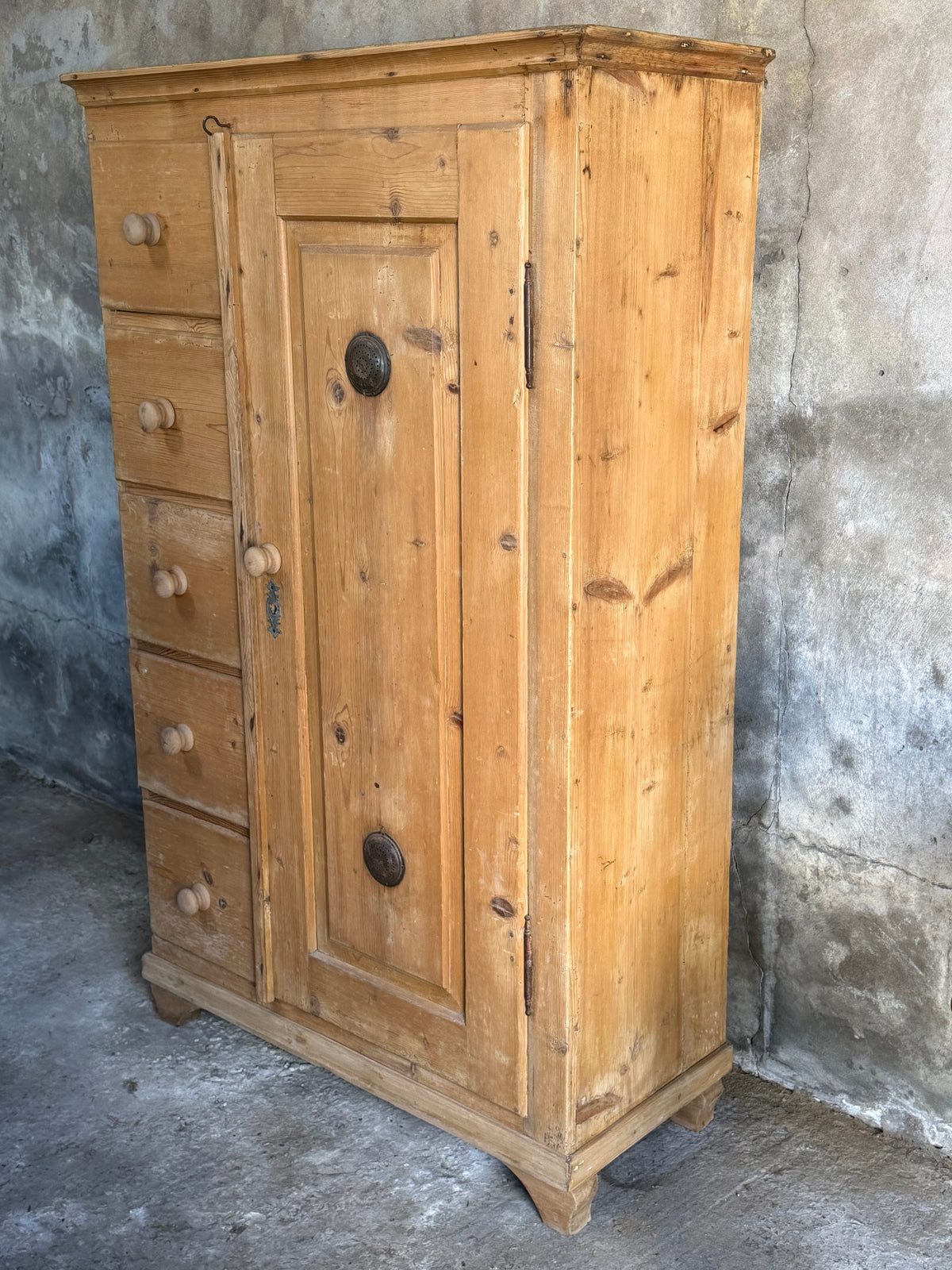 Victorian Pine Large Cupboard