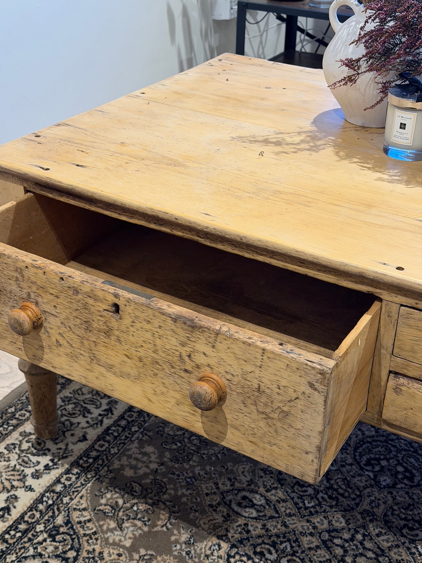 Victorian Pine Coffee Table
