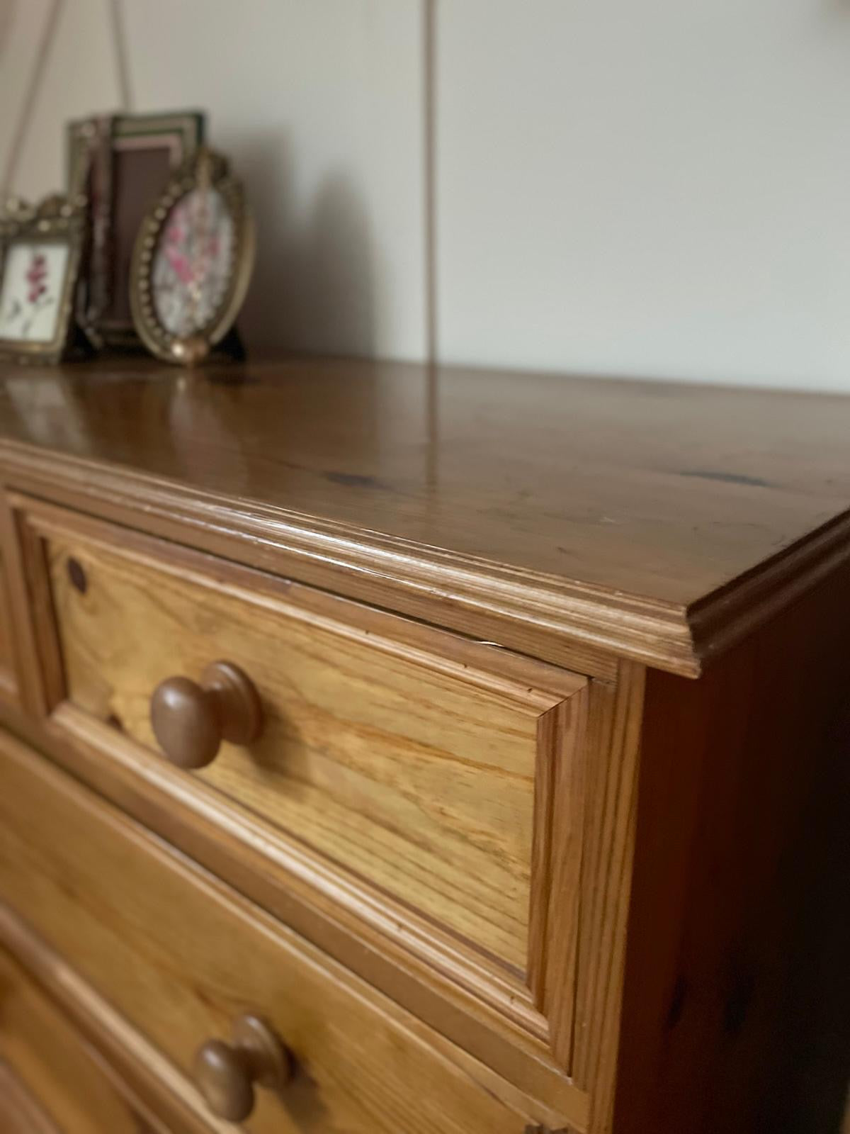 Solid Pine Chest of Drawers