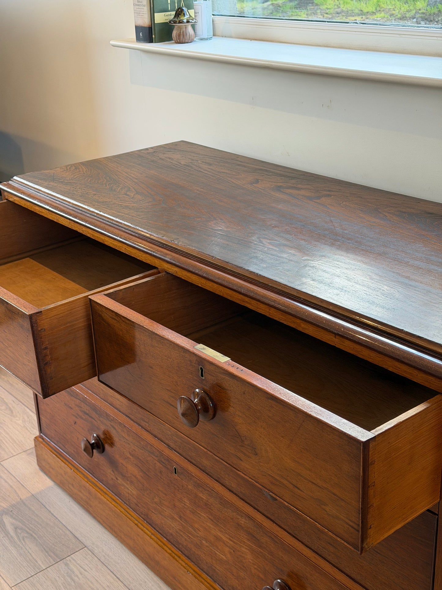 Victorian Mahogany & Elm Chest of Drawers