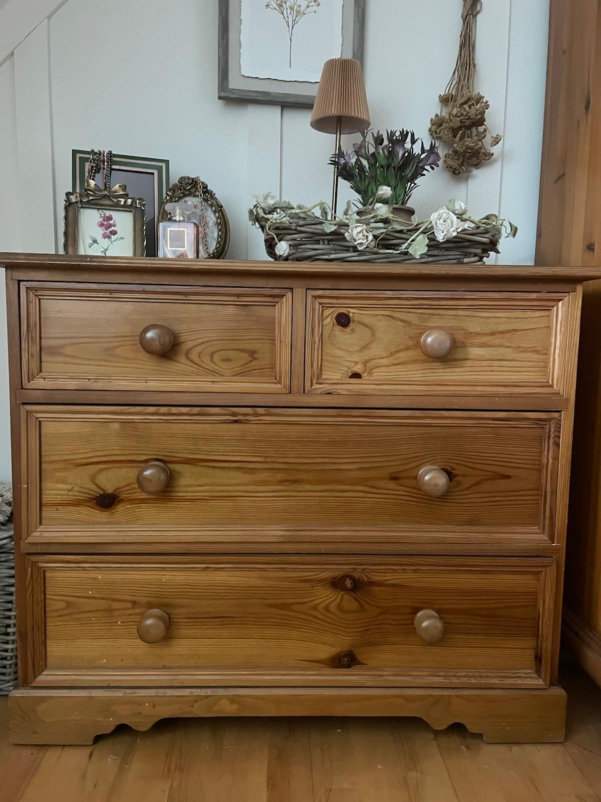 Solid Pine Chest of Drawers