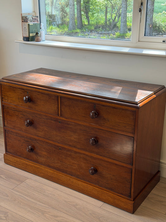 Victorian Mahogany & Elm Chest of Drawers