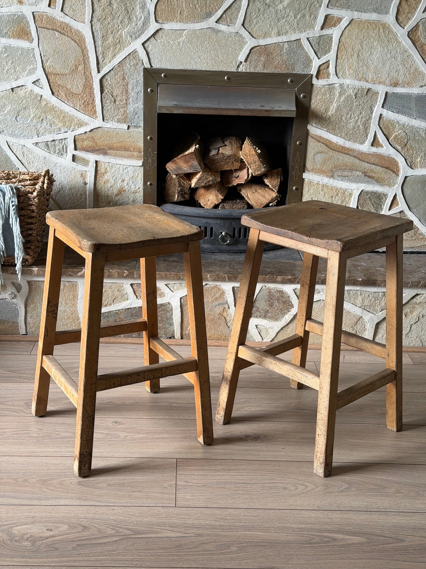 Wooden stool