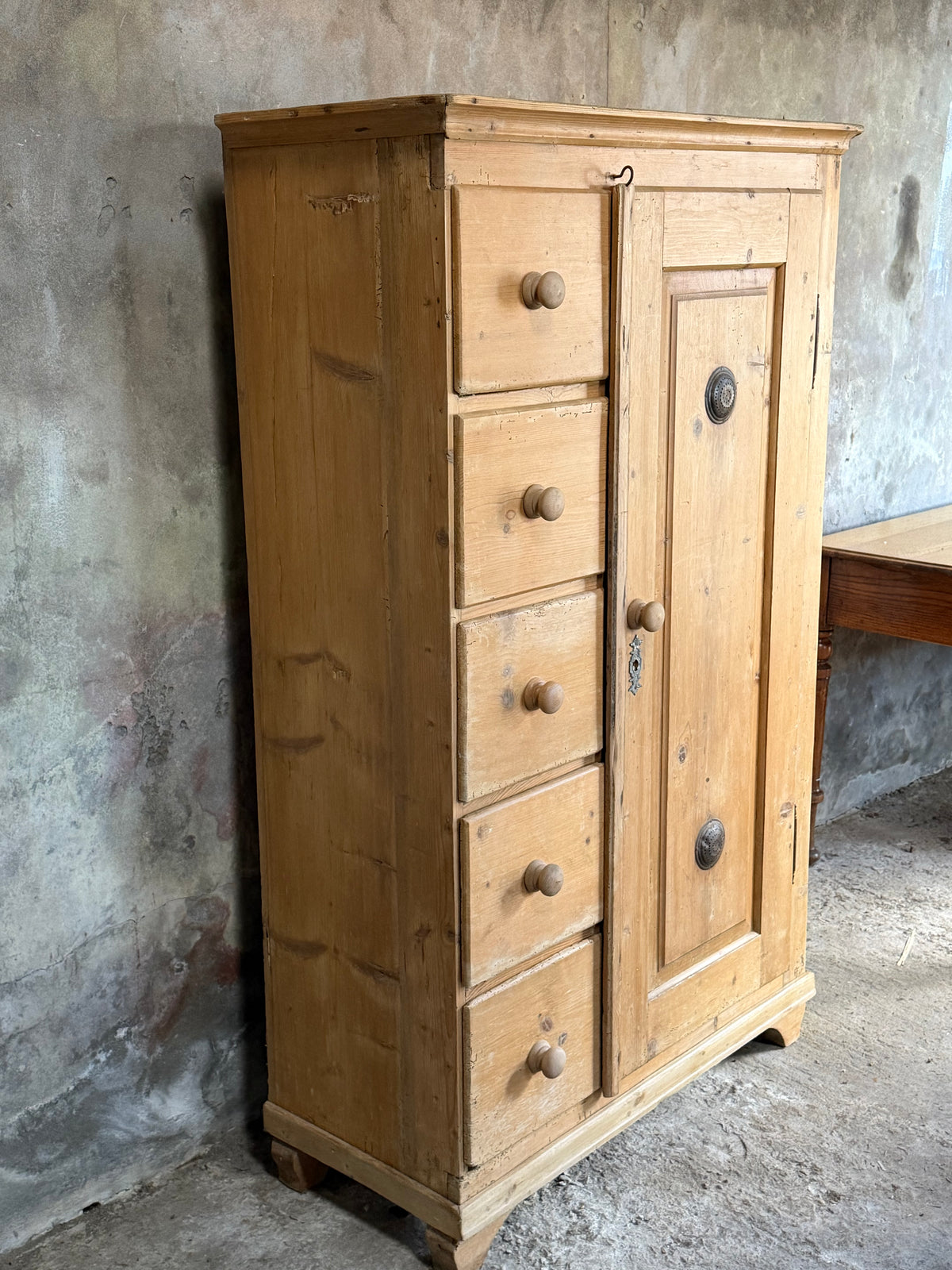 Victorian Pine Large Cupboard