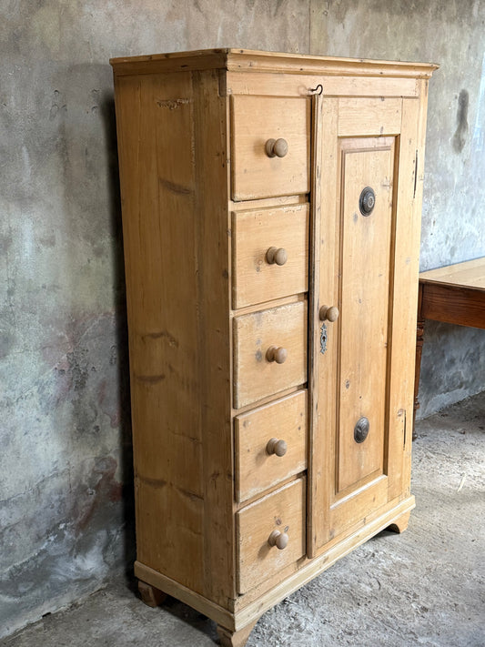 Victorian Pine Large Cupboard