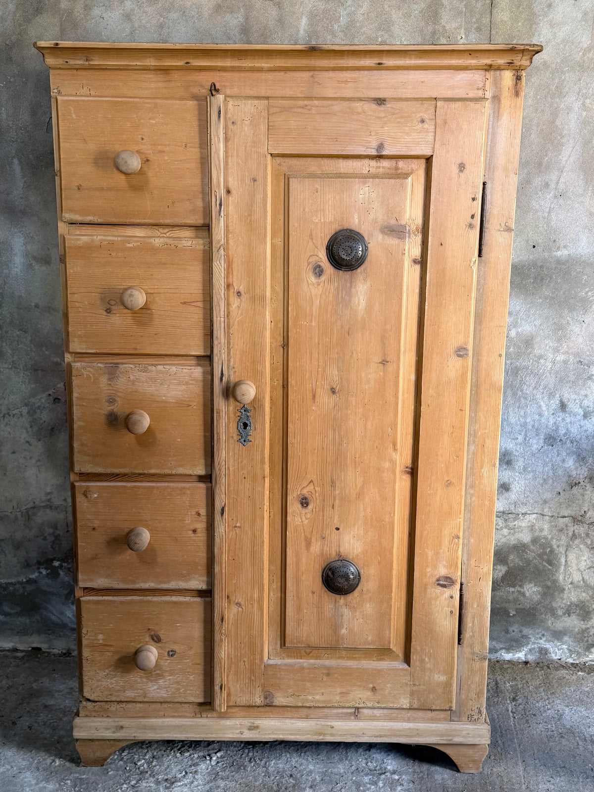 Victorian Pine Large Cupboard