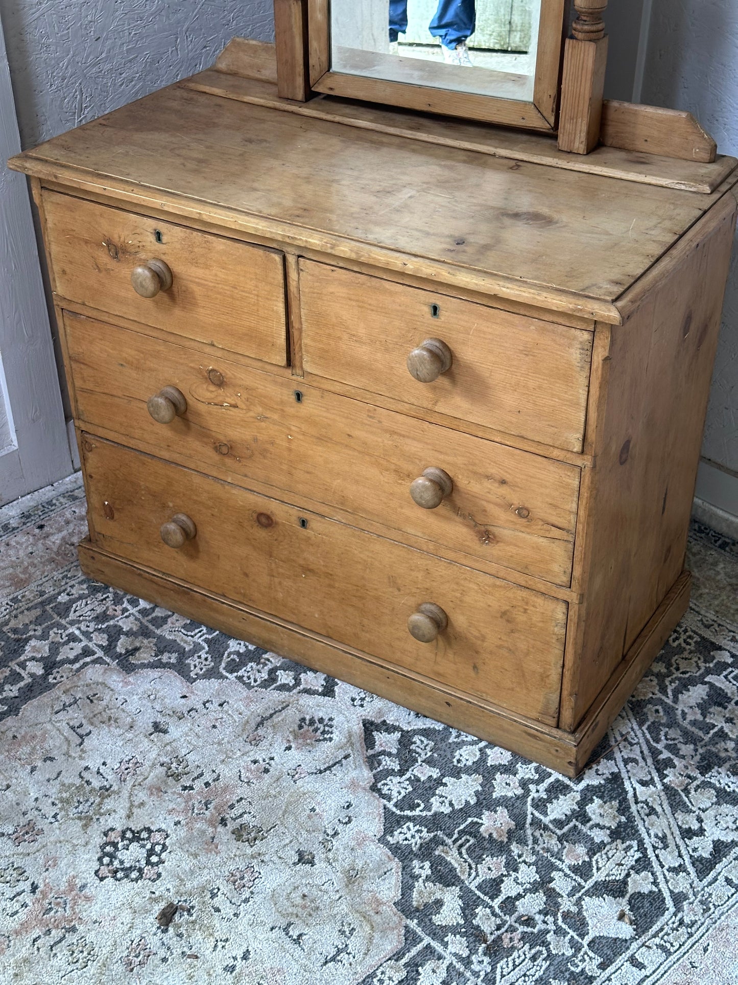 Victorian Pine Dressing Chest